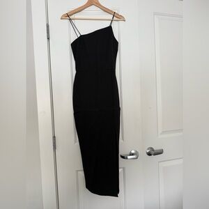 Petal and Pup black midi dress.